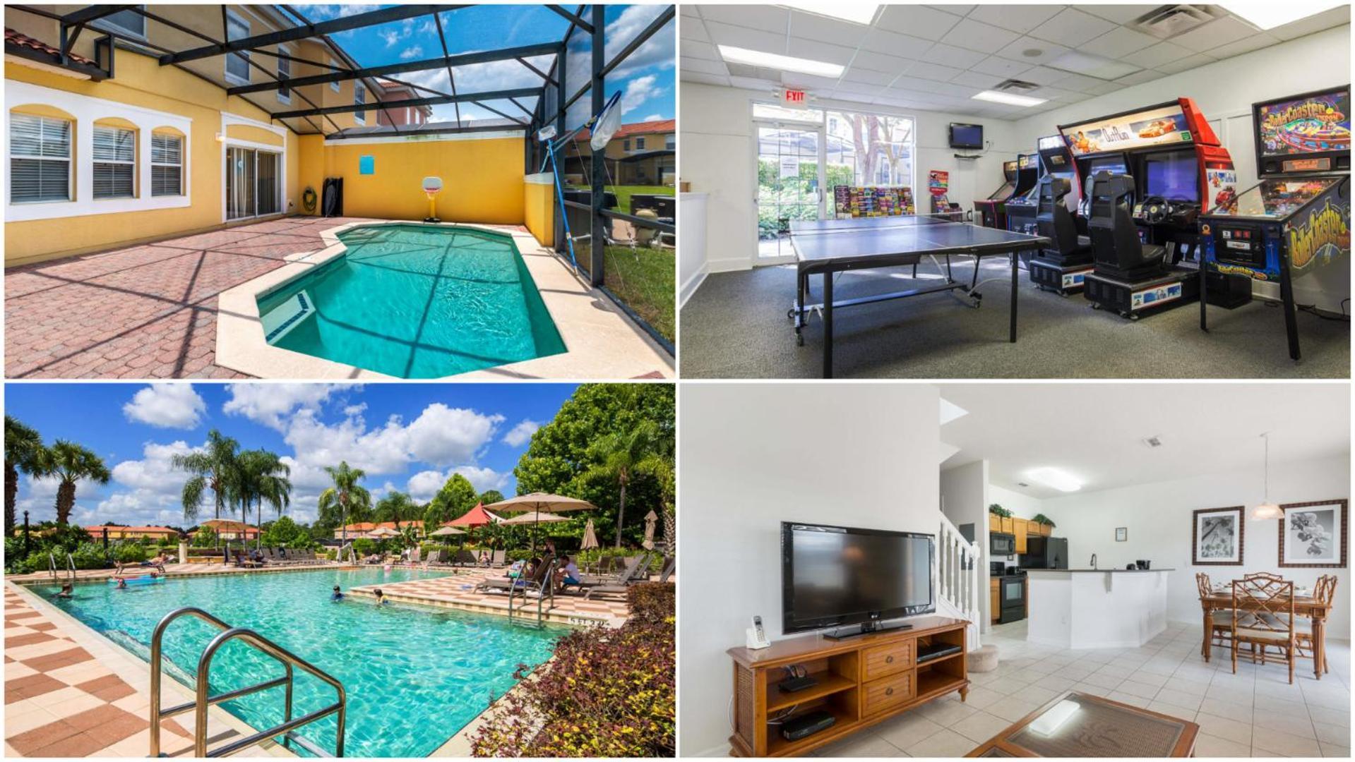 Encantada Rose - A 4 Bed Townhouse Near Disney Kissimmee Eksteriør billede